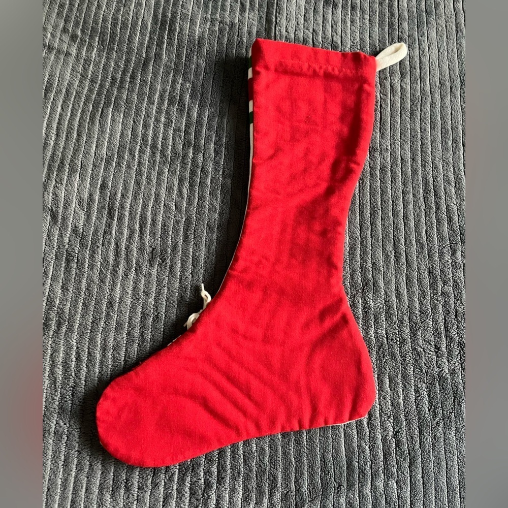 Hallmark Festive Red and Green Holiday Sock - Picture 2 of 3